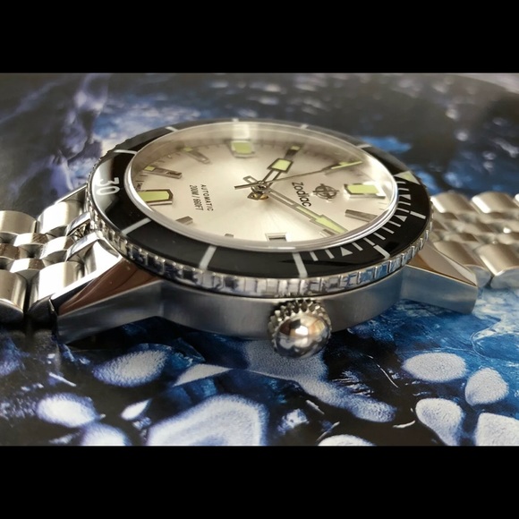 Zodiac Super Seawolf Compression Watch Silver Dial - Picture 2 of 15
